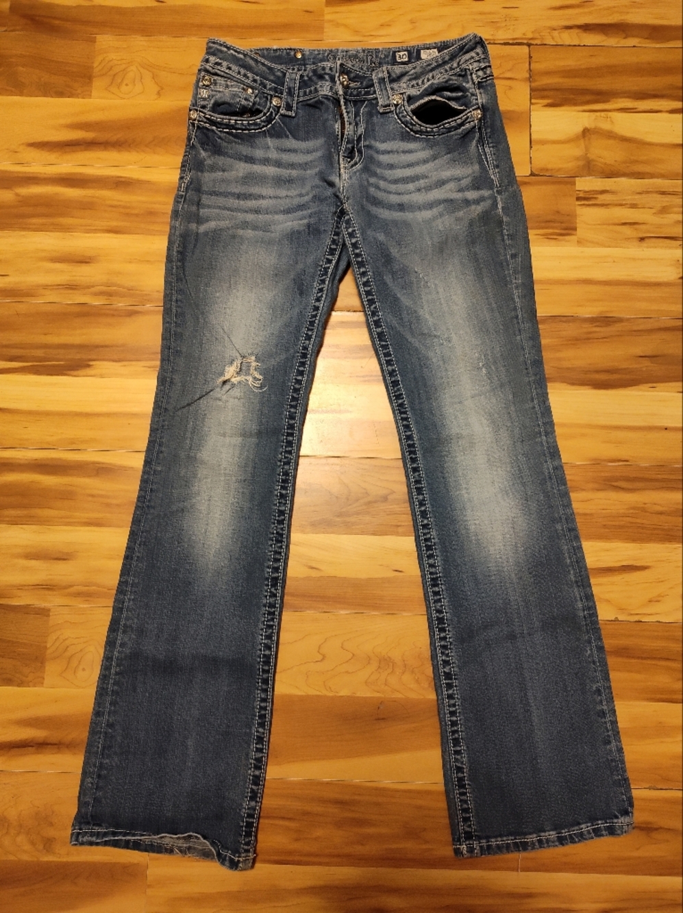 Miss Me Light Blue Bootcut Jeans